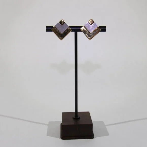 Vintage Nini Ricci Clip-on Earrings - Picture 2 of 6